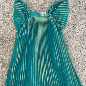 EUC - mermaid color green and golden dress 👗